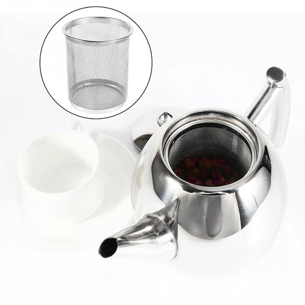 Stainless Steel Whistling Tea Kettle Teapot with Infuser